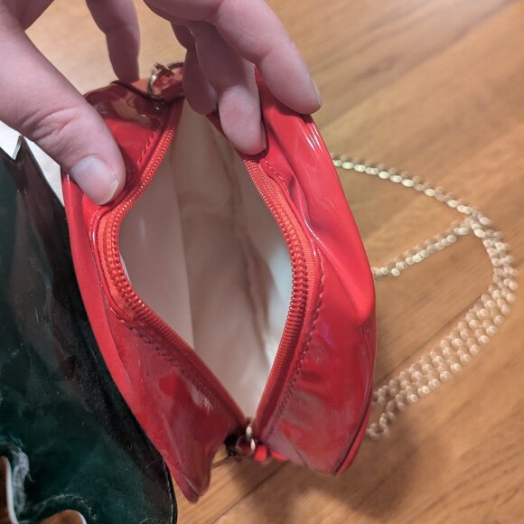 Strawberry Crossbody Shiny Plastic Bag - Picture 5 of 5
